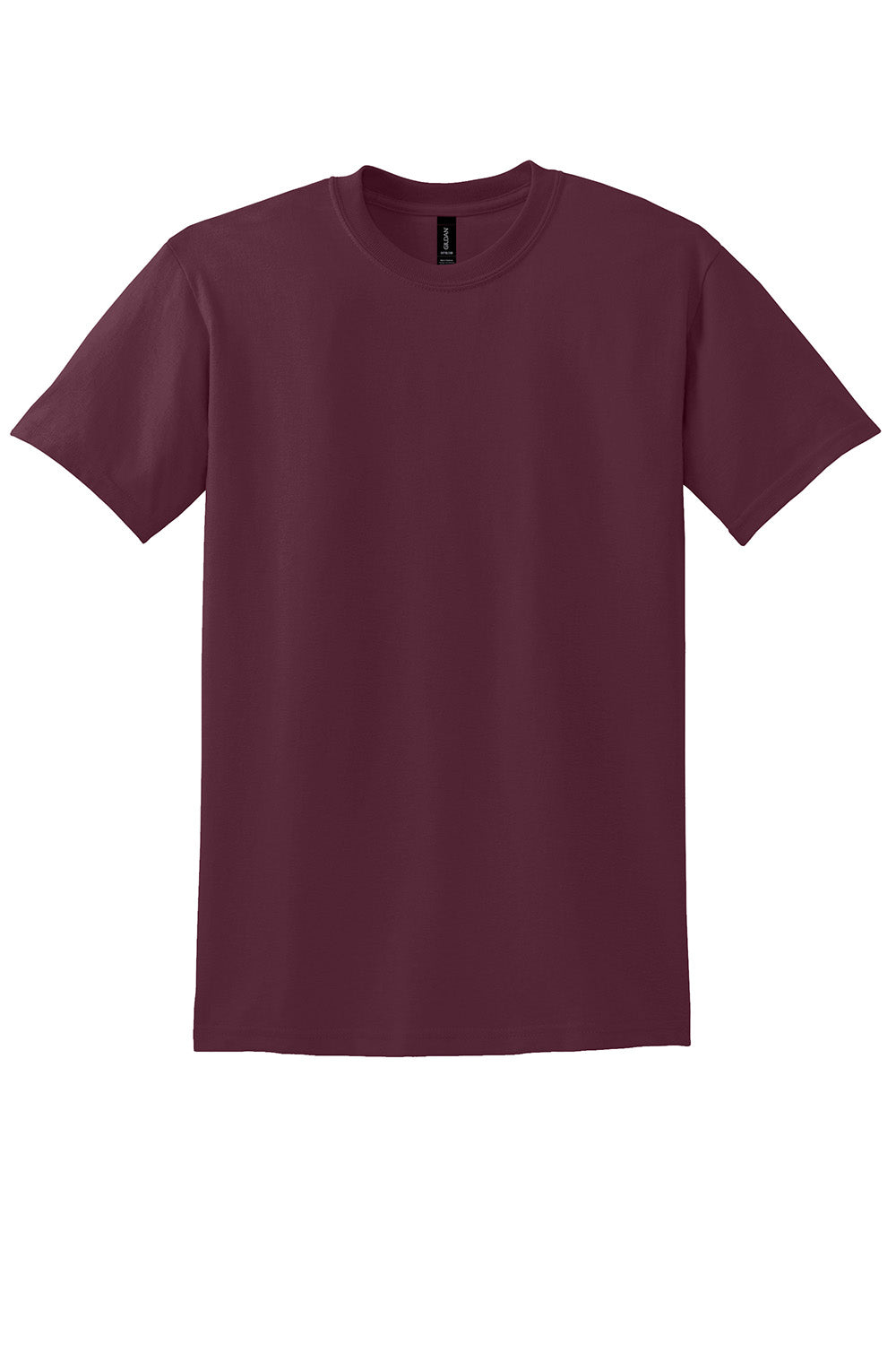 Gildan 8000/G800 Mens DryBlend Moisture Wicking Short Sleeve Crewneck T-Shirt Maroon Flat Front