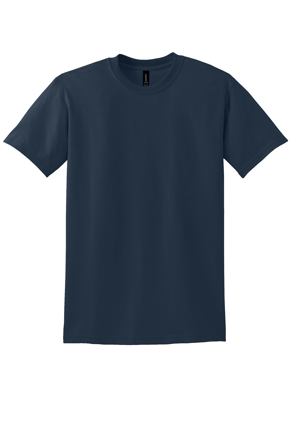 Gildan 8000/G800 Mens DryBlend Moisture Wicking Short Sleeve Crewneck T-Shirt Navy Blue Flat Front