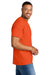 Gildan 8000/G800 Mens DryBlend Moisture Wicking Short Sleeve Crewneck T-Shirt Orange Model Side