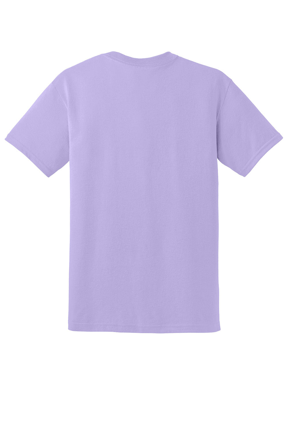 Gildan 8000/G800 Mens DryBlend Moisture Wicking Short Sleeve Crewneck T-Shirt Orchid Purple Flat Back