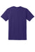 Gildan 8000/G800 Mens DryBlend Moisture Wicking Short Sleeve Crewneck T-Shirt Purple Flat Back