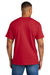 Gildan 8000/G800 Mens DryBlend Moisture Wicking Short Sleeve Crewneck T-Shirt Red Model Back