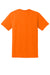 Gildan 8000/G800 Mens DryBlend Moisture Wicking Short Sleeve Crewneck T-Shirt Safety Orange Flat Back