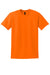 Gildan 8000/G800 Mens DryBlend Moisture Wicking Short Sleeve Crewneck T-Shirt Safety Orange Flat Front