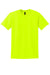 Gildan 8000/G800 Mens DryBlend Moisture Wicking Short Sleeve Crewneck T-Shirt Safety Green Flat Front