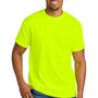 Gildan Mens DryBlend Moisture Wicking Short Sleeve Crewneck T-Shirt - Safety Green