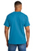 Gildan 8000/G800 Mens DryBlend Moisture Wicking Short Sleeve Crewneck T-Shirt Sapphire Blue Model Back