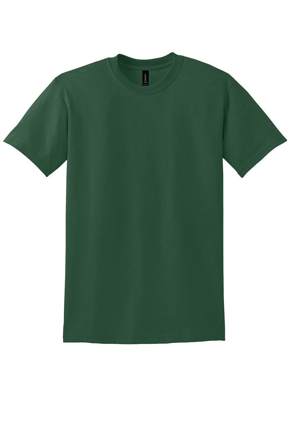 Gildan 8000/G800 Mens DryBlend Moisture Wicking Short Sleeve Crewneck T-Shirt Sport Dark Green Flat Front