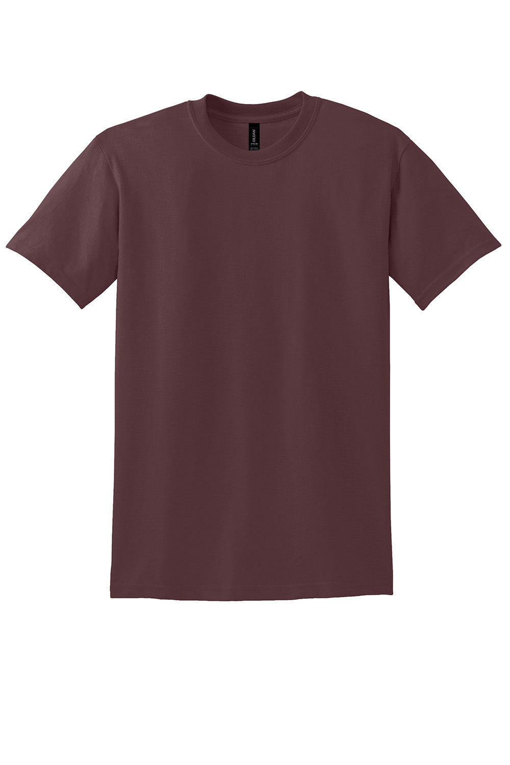 Gildan 8000/G800 Mens DryBlend Moisture Wicking Short Sleeve Crewneck T-Shirt Sport Dark Maroon Flat Front