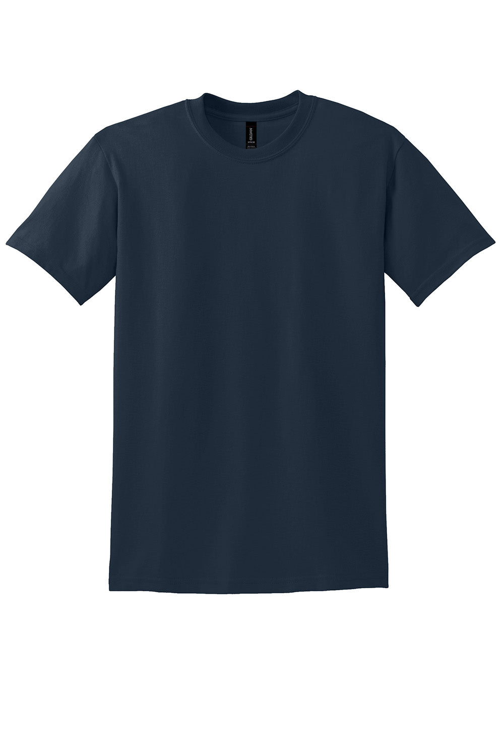 Gildan 8000/G800 Mens DryBlend Moisture Wicking Short Sleeve Crewneck T-Shirt Sport Dark Navy Blue Flat Front