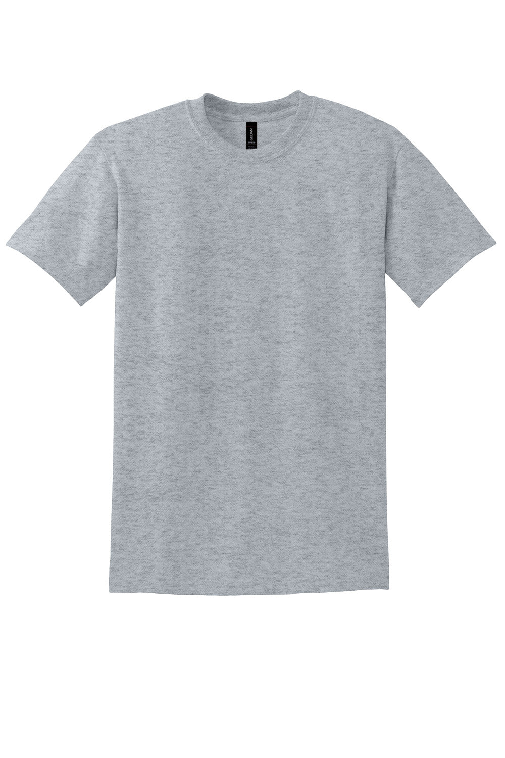 Gildan 8000/G800 Mens DryBlend Moisture Wicking Short Sleeve Crewneck T-Shirt Sport Grey Flat Front