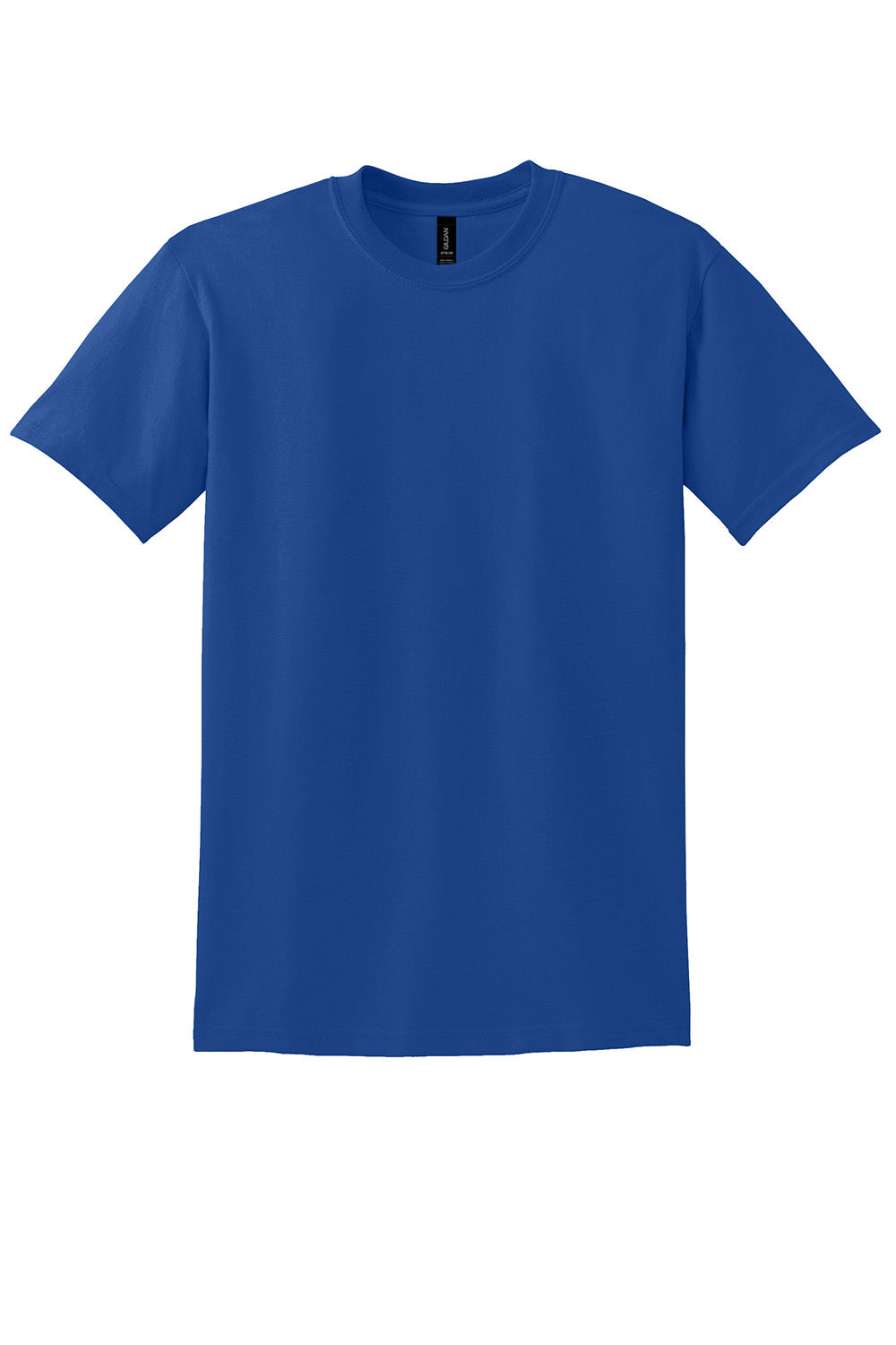 Gildan 8000/G800 Mens DryBlend Moisture Wicking Short Sleeve Crewneck T-Shirt Sport Royal Blue Flat Front