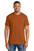 Gildan 8000/G800 Mens DryBlend Moisture Wicking Short Sleeve Crewneck T-Shirt Texas Orange Model Front