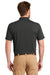 CornerStone CS418/TLCS418 Mens Select Moisture Wicking Short Sleeve Polo Shirt Charcoal Grey Model Back