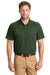 CornerStone CS418/TLCS418 Mens Select Moisture Wicking Short Sleeve Polo Shirt Dark Green Model Front