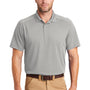 CornerStone Mens Select Moisture Wicking Short Sleeve Polo Shirt - Light Grey