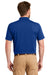 CornerStone CS418/TLCS418 Mens Select Moisture Wicking Short Sleeve Polo Shirt Royal Blue Model Back