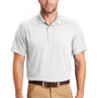 CornerStone Mens Select Moisture Wicking Short Sleeve Polo Shirt - White