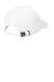 Port Authority C800 Fine Twill Adjustable Hat White Flat Back