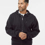 Dri Duck Mens Batemen Bonded Power Fleece 2.0 Full Zip Hooded Jacket - Black - NEW