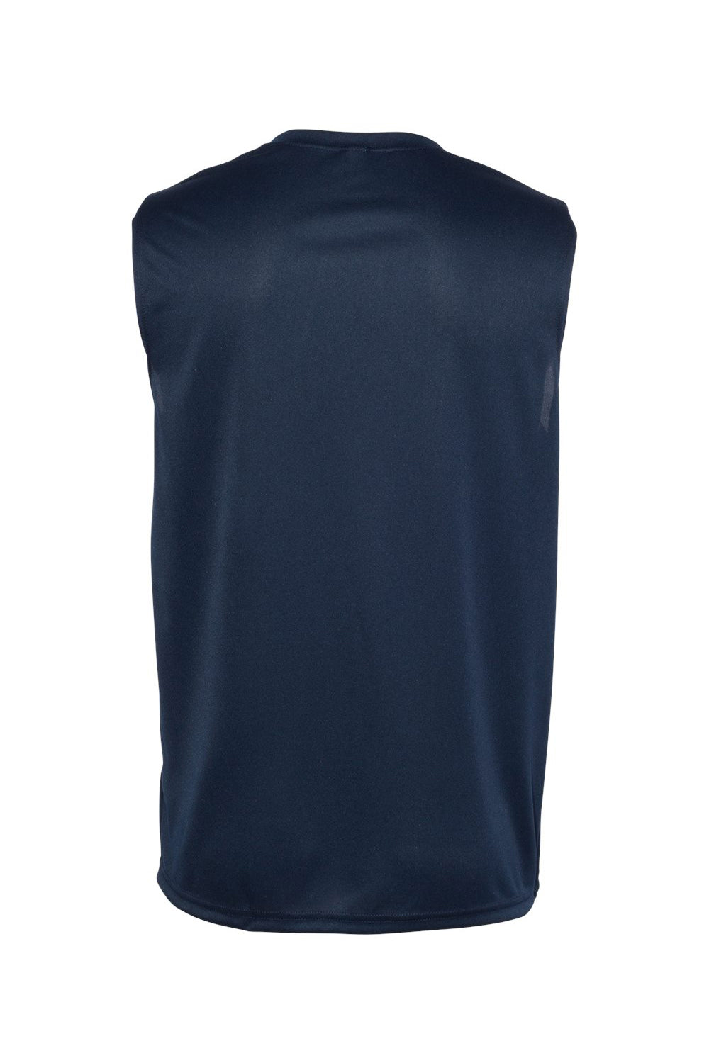 C2 Sport 5130 Mens Moisture Wicking Tank Top Navy Blue Flat Back