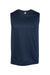 C2 Sport 5130 Mens Moisture Wicking Tank Top Navy Blue Flat Front