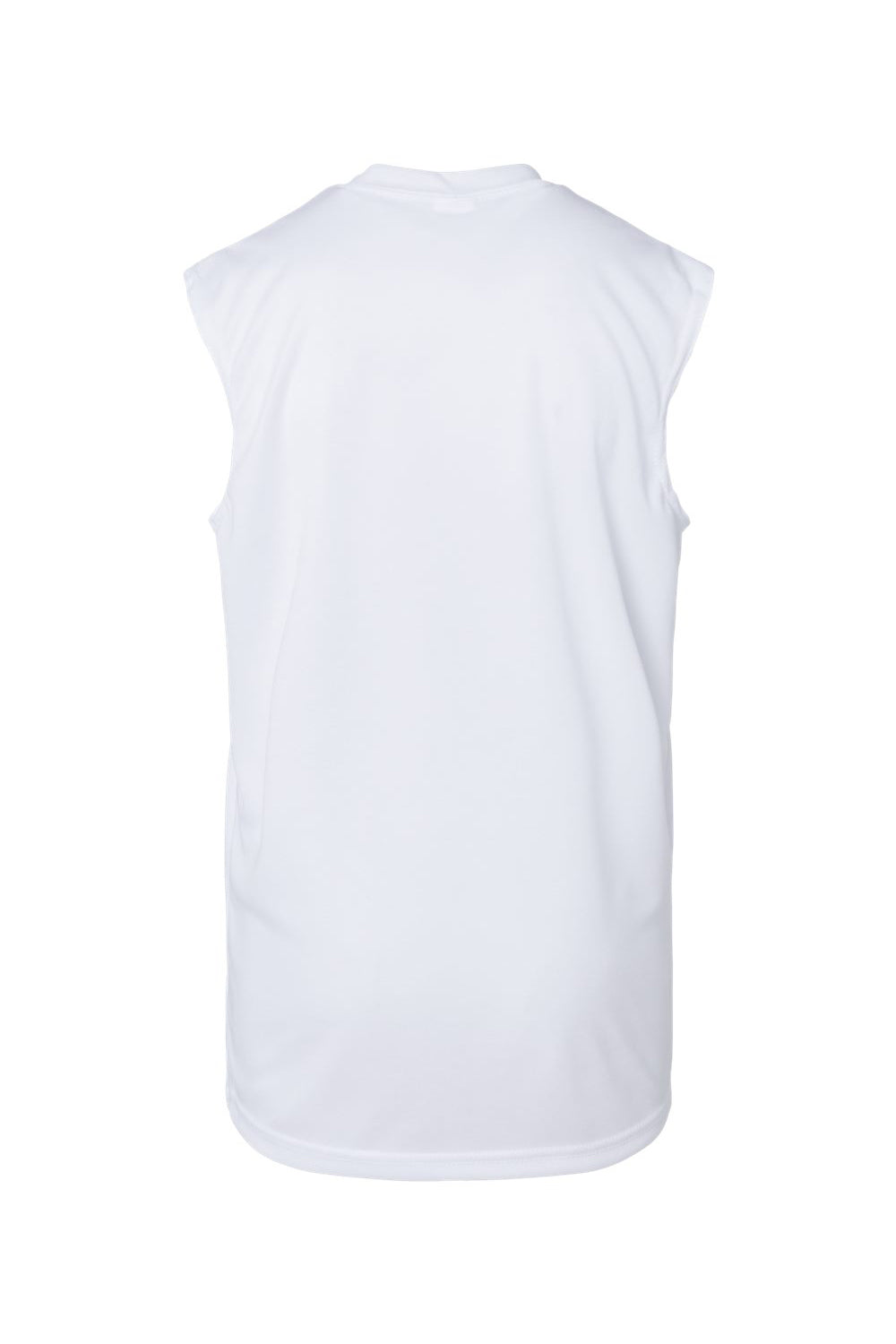 C2 Sport 5230 Youth Moisture Wicking Tank Top White Flat Back