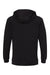 Badger 1050 Mens FitFlex Moisture Wicking Hooded Sweatshirt Hoodie Black Flat Back