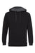 Badger 1050 Mens FitFlex Moisture Wicking Hooded Sweatshirt Hoodie Black Flat Front