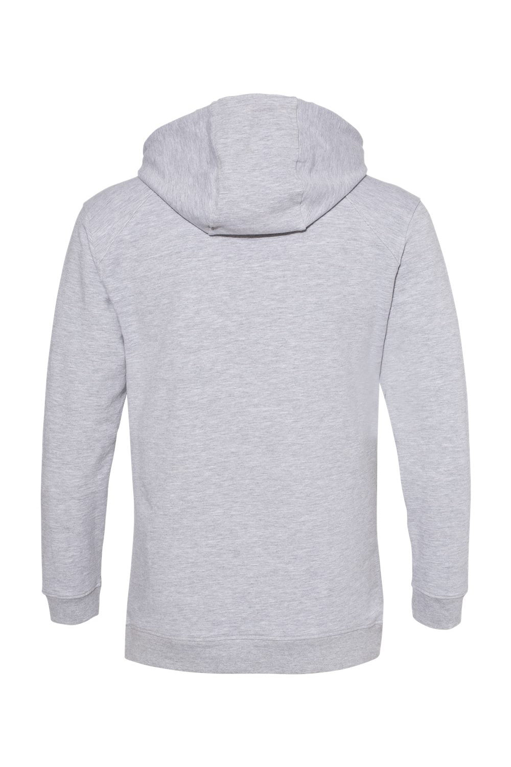 Badger 1050 Mens FitFlex Moisture Wicking Hooded Sweatshirt Hoodie Oxford Grey Flat Back