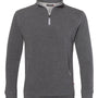 Badger Mens FitFlex Moisture Wicking 1/4 Zip Sweatshirt - Charcoal Grey