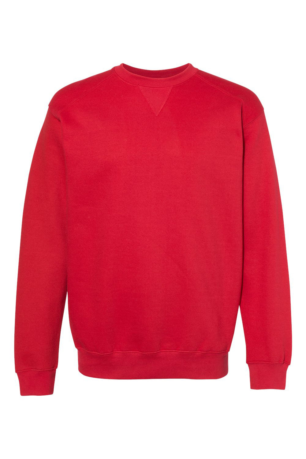 C2 Sport 5501 Mens Crewneck Sweatshirt Red Flat Front