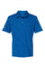 Adidas A402 Mens UPF 50+ Short Sleeve Polo Shirt Collegiate Royal Blue Melange Flat Front