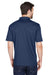 UltraClub 8210/8210T Mens Cool & Dry Moisture Wicking Short Sleeve Polo Shirt Navy Blue Model Back