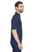 UltraClub 8210/8210T Mens Cool & Dry Moisture Wicking Short Sleeve Polo Shirt Navy Blue Model Side