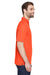 UltraClub 8210/8210T Mens Cool & Dry Moisture Wicking Short Sleeve Polo Shirt Orange Model Side