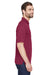 UltraClub 8210/8210T Mens Cool & Dry Moisture Wicking Short Sleeve Polo Shirt Maroon Model Side