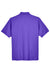 UltraClub 8210/8210T Mens Cool & Dry Moisture Wicking Short Sleeve Polo Shirt Purple Flat Back