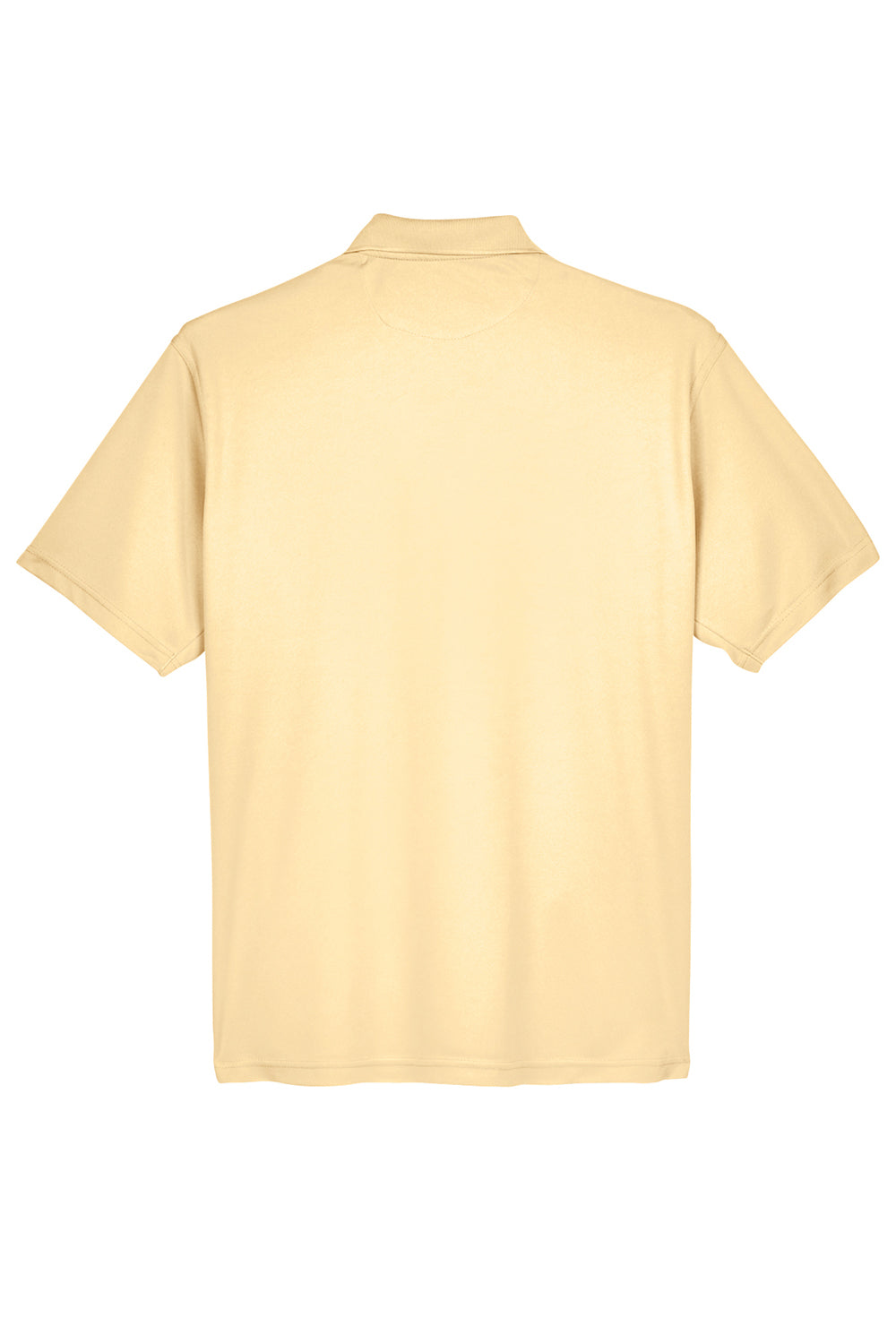 UltraClub 8210/8210T Mens Cool & Dry Moisture Wicking Short Sleeve Polo Shirt Yellow Haze Flat Back