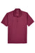 UltraClub 8210/8210T Mens Cool & Dry Moisture Wicking Short Sleeve Polo Shirt Maroon Flat Front