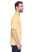 UltraClub 8210/8210T Mens Cool & Dry Moisture Wicking Short Sleeve Polo Shirt Yellow Haze Model Side