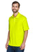 UltraClub 8210/8210T Mens Cool & Dry Moisture Wicking Short Sleeve Polo Shirt Bright Yellow Model 3q