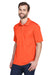 UltraClub 8210/8210T Mens Cool & Dry Moisture Wicking Short Sleeve Polo Shirt Orange Model 3q