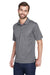 UltraClub 8210/8210T Mens Cool & Dry Moisture Wicking Short Sleeve Polo Shirt Charcoal Grey Model 3q