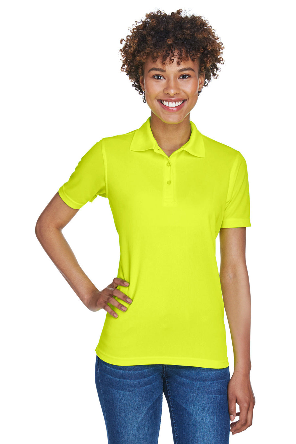 Bright yellow polo shirt best sale