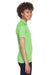 UltraClub 8210L Womens Cool & Dry Moisture Wicking Short Sleeve Polo Shirt Light Green Model Side