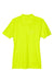 UltraClub 8210L Womens Cool & Dry Moisture Wicking Short Sleeve Polo Shirt Bright Yellow Flat Back