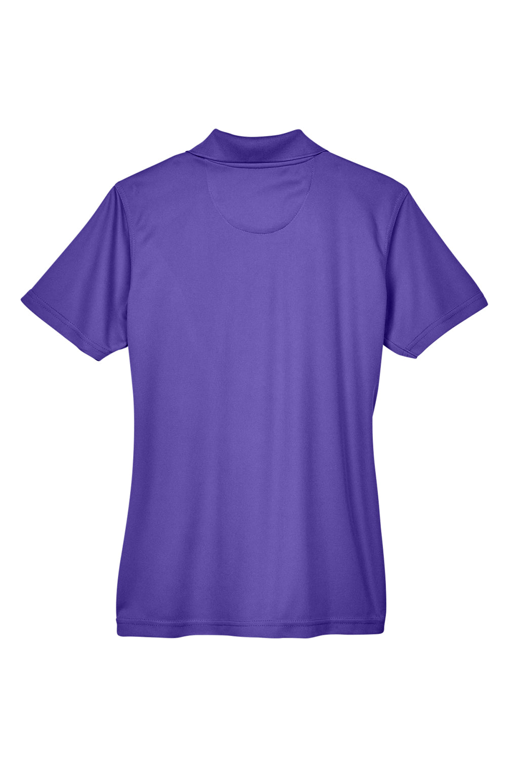 UltraClub 8210L Womens Cool & Dry Moisture Wicking Short Sleeve Polo Shirt Purple Flat Back