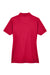 UltraClub 8210L Womens Cool & Dry Moisture Wicking Short Sleeve Polo Shirt Cardinal Red Flat Back