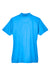 UltraClub 8210L Womens Cool & Dry Moisture Wicking Short Sleeve Polo Shirt Coast Blue Flat Back